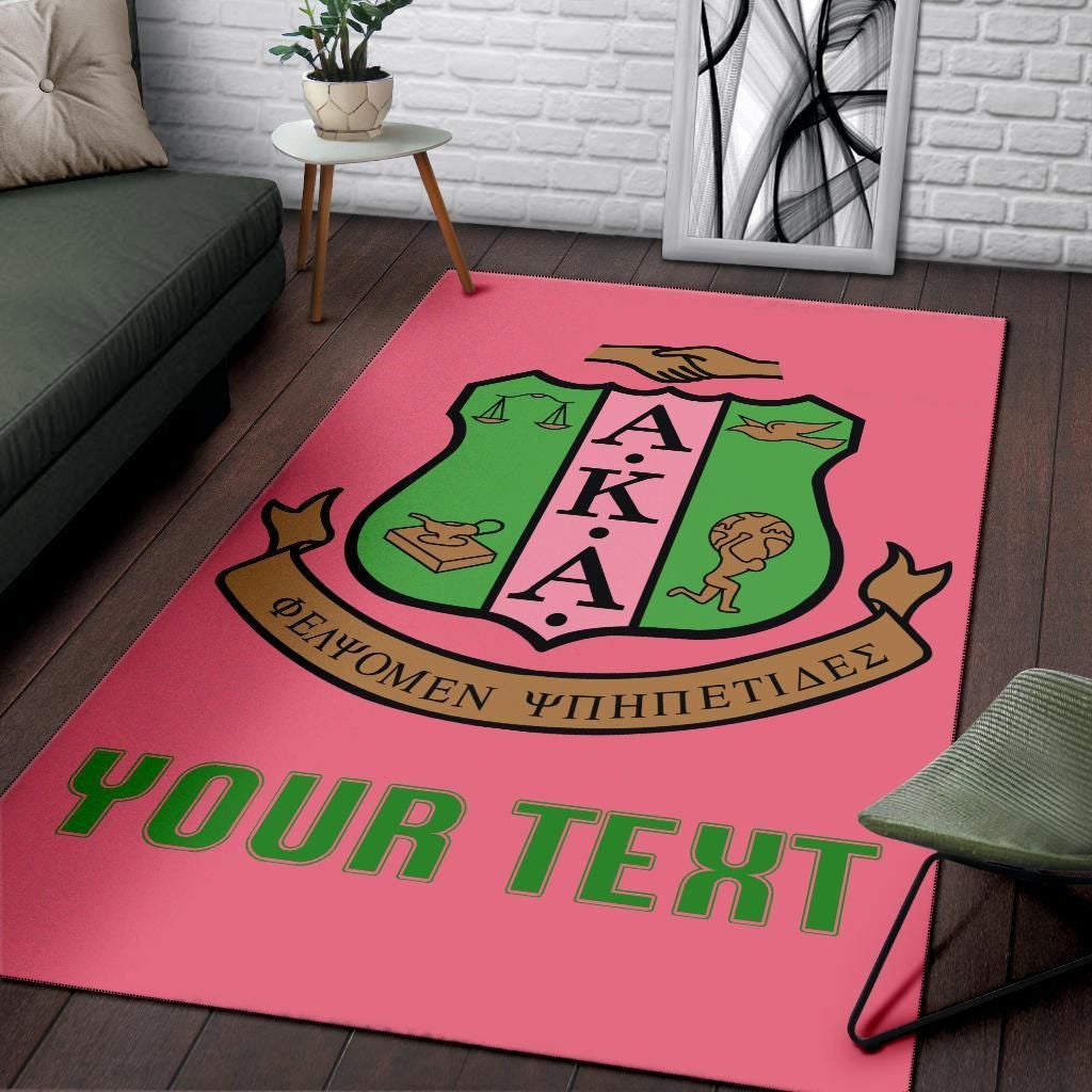 Sorority Rug - Personalised AKA Area Rug Classic