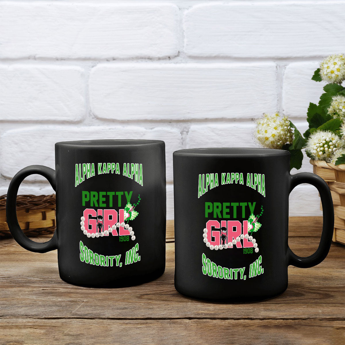 Sorority Drinkware - AKA Pretty Girl Mug