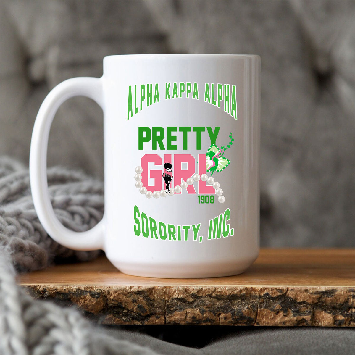 Sorority Drinkware - AKA Pretty Girl Mug