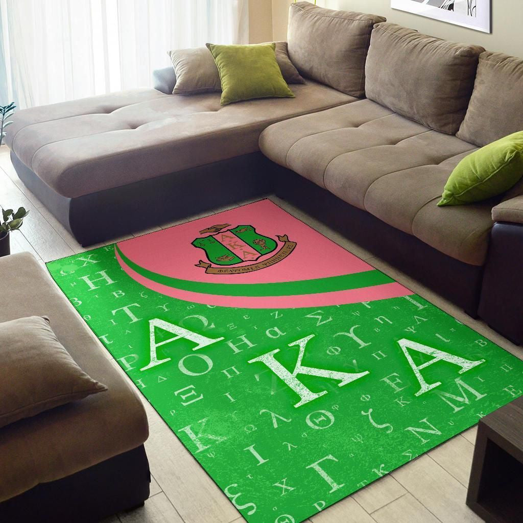 Sorority Rug - AKA Greek Letter Area Rug