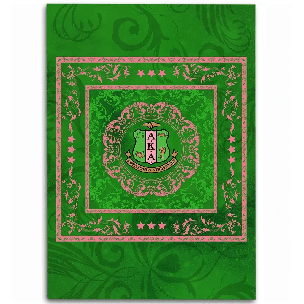 Sorority Rug - AKA Area Rug Fancy Style