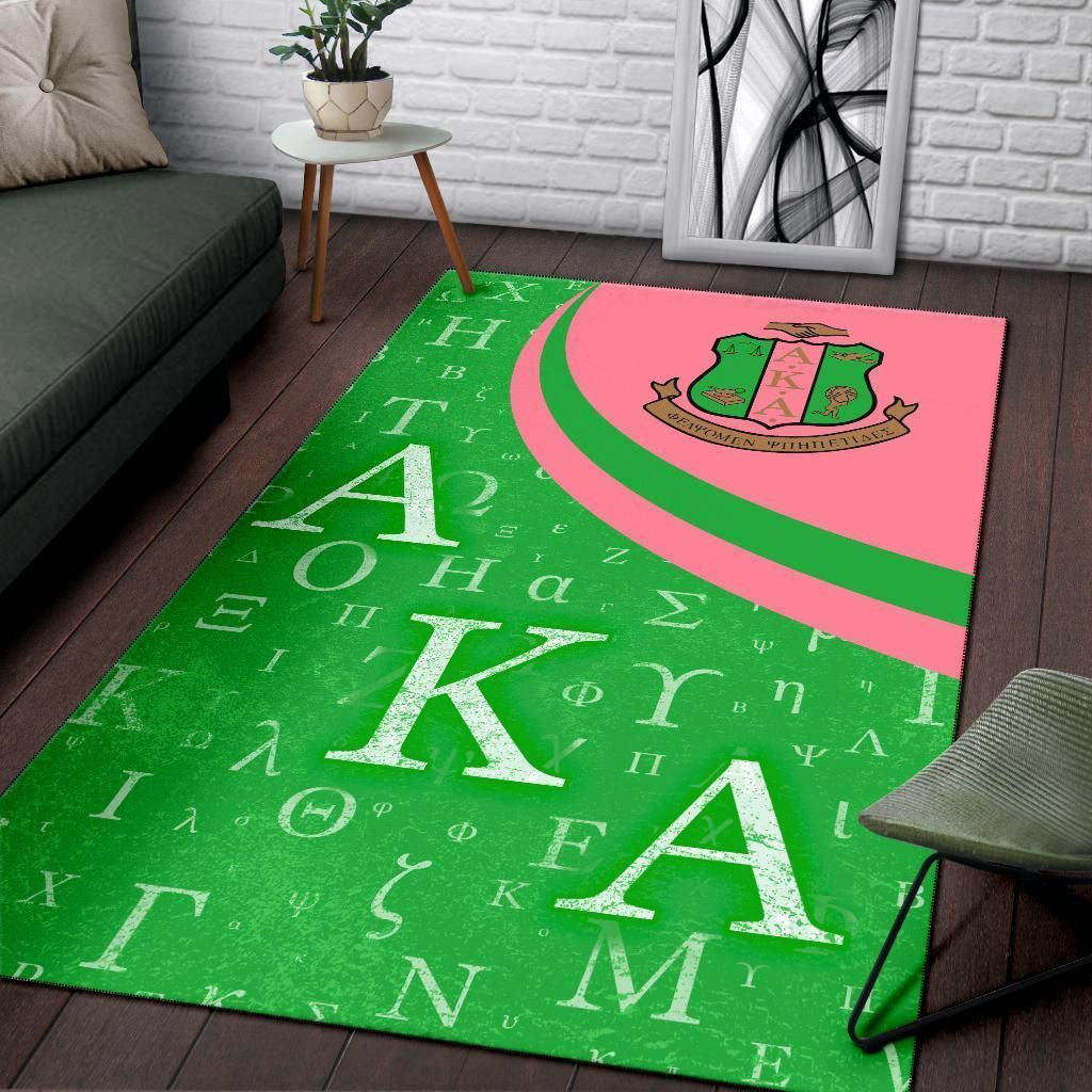 Sorority Rug - AKA Greek Letter Area Rug