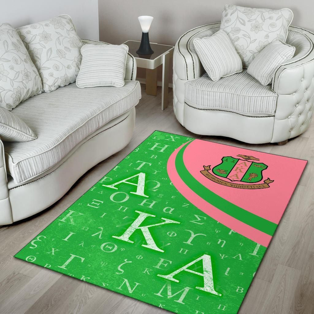 Sorority Rug - AKA Greek Letter Area Rug