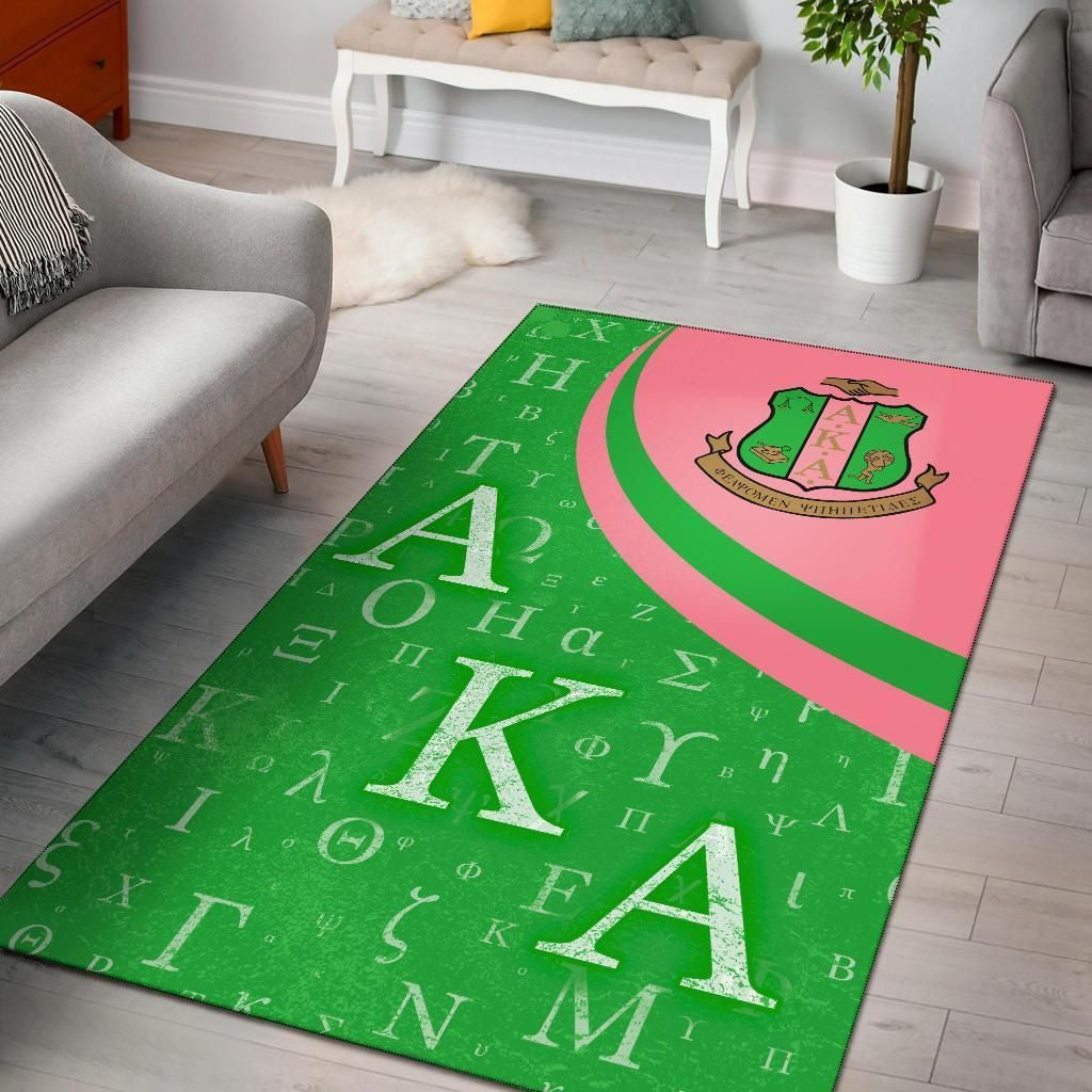 Sorority Rug - AKA Greek Letter Area Rug