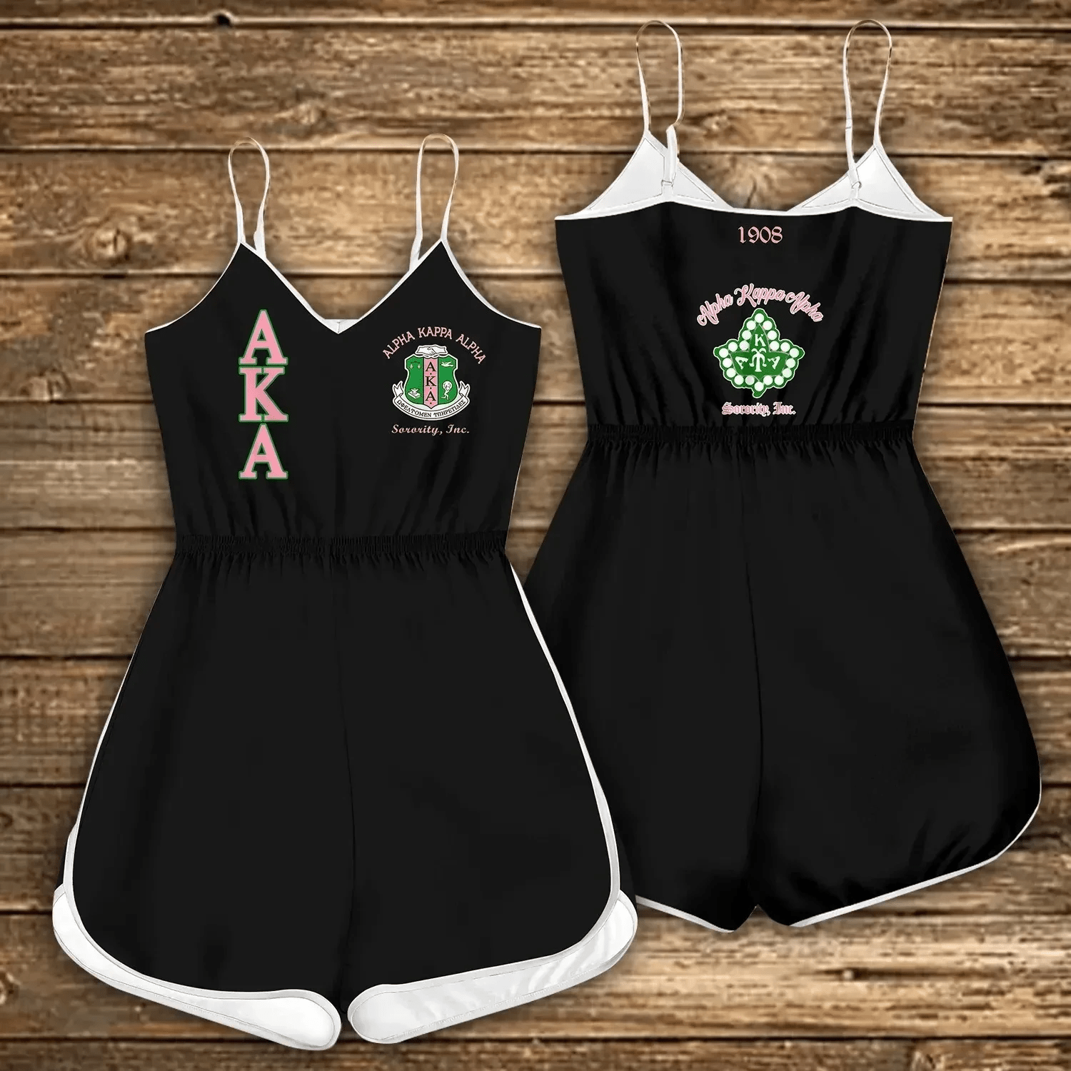 Sorority Romper - Ivy League AKA A.K.A Romper
