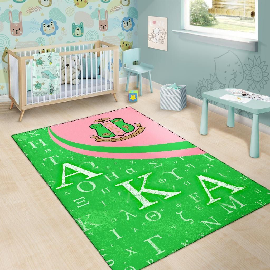 Sorority Rug - AKA Greek Letter Area Rug