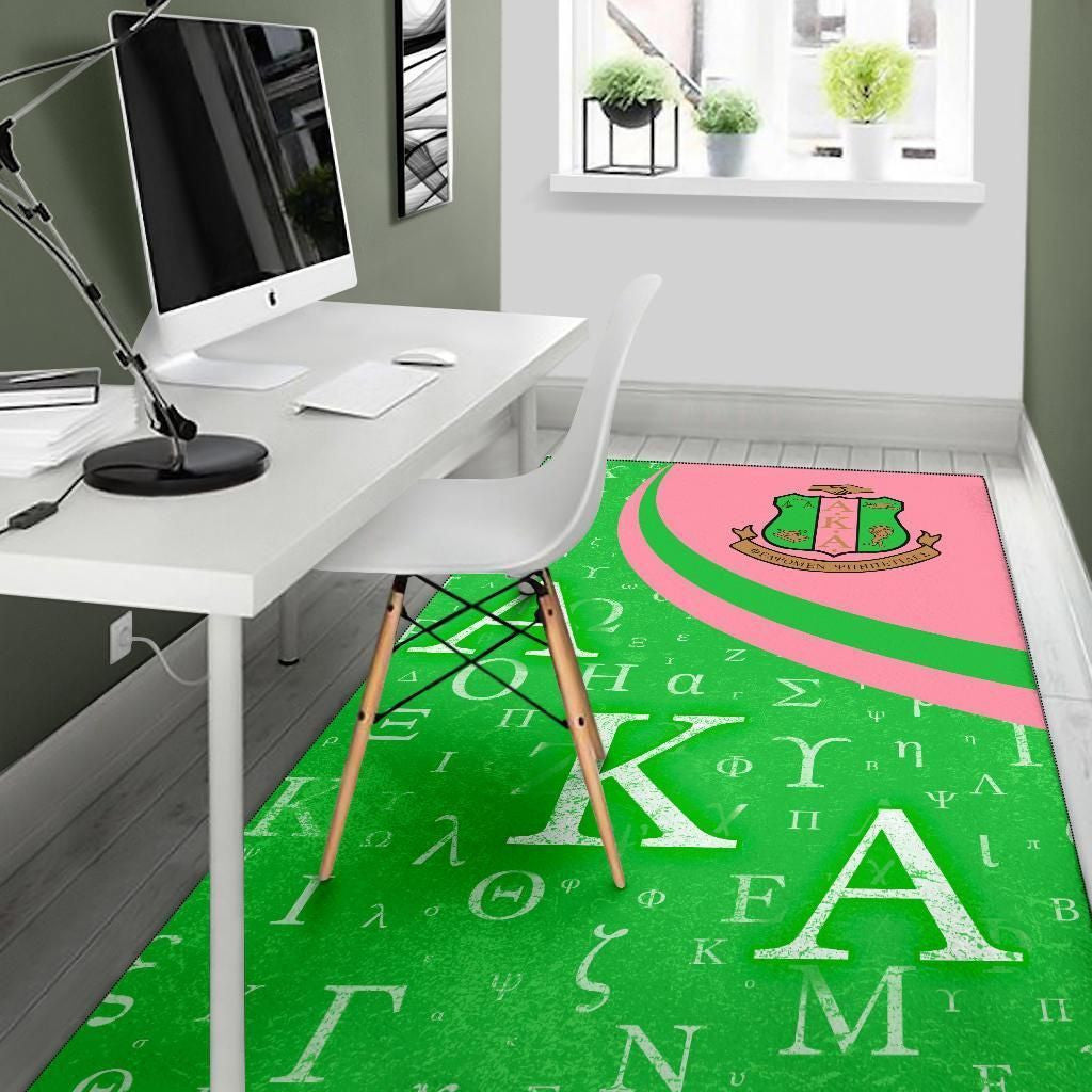 Sorority Rug - AKA Greek Letter Area Rug