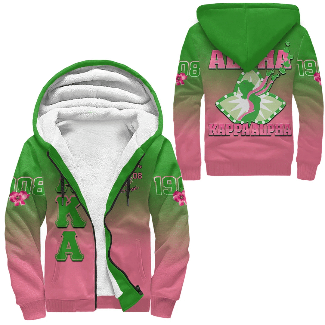 Sorority Hoodie - AKA Gradient Sherpa Hoodies
