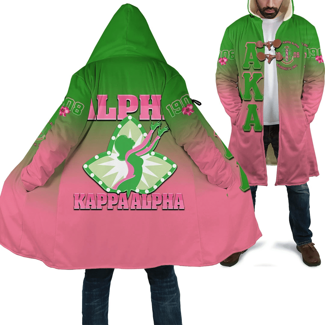 Sorority Hooded Coat - AKA Gradient Hooded Coat