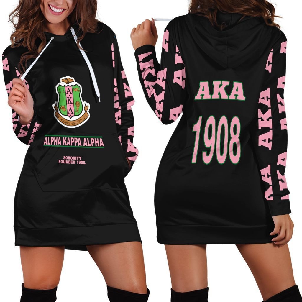Sorority Hoodie - AKA Nick Style Hoodie Dress