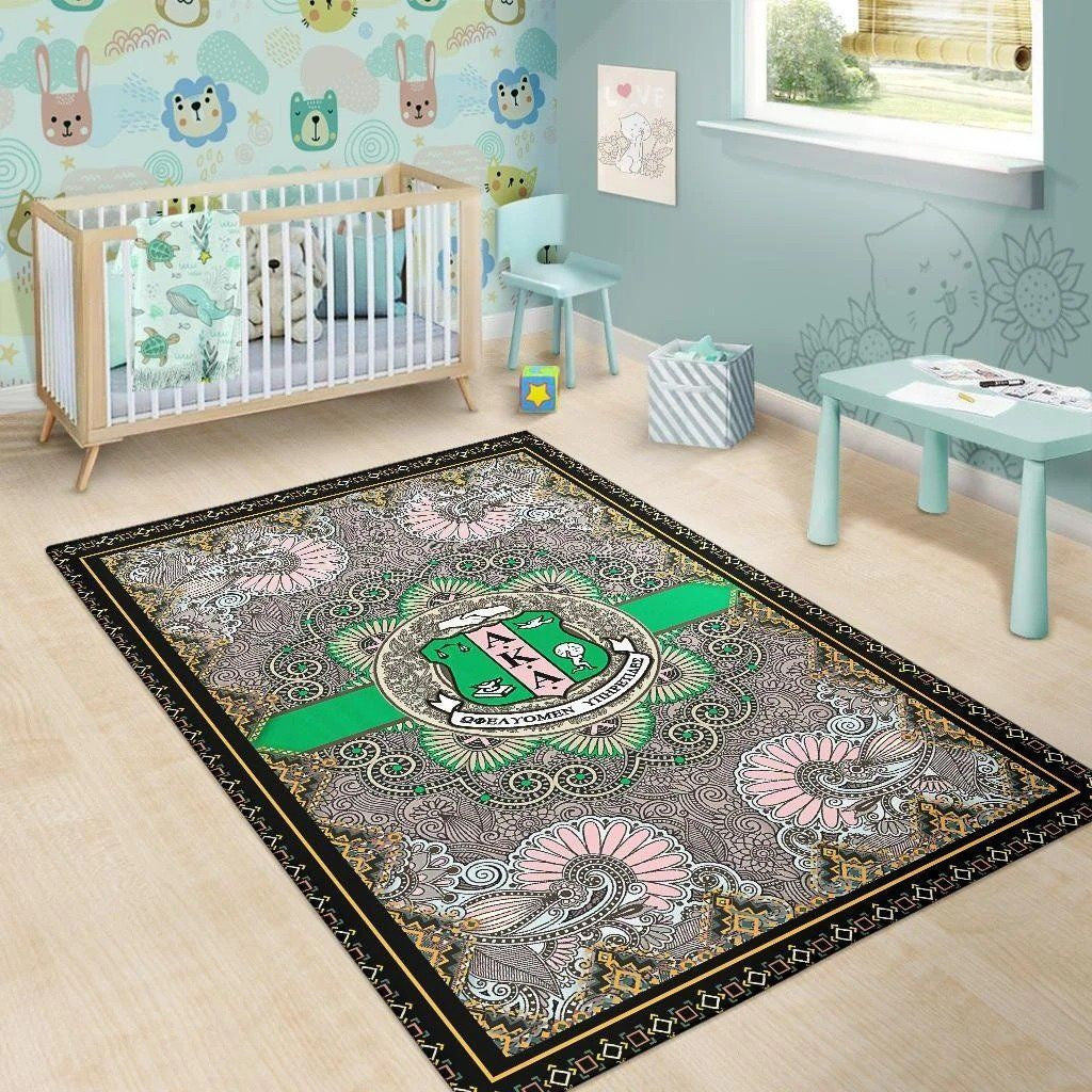 Sorority Rug - Welcome To My Home AKA Area Rug
