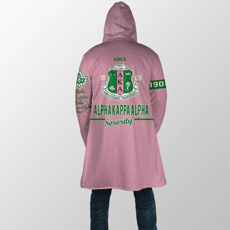 Sorority Hooded Coat - AKA Hooded Coat - Erik Style
