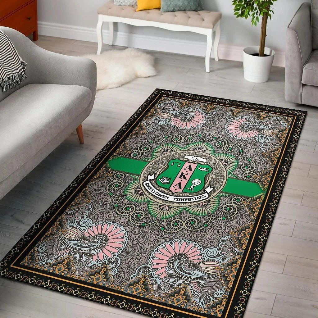 Sorority Rug - Welcome To My Home AKA Area Rug