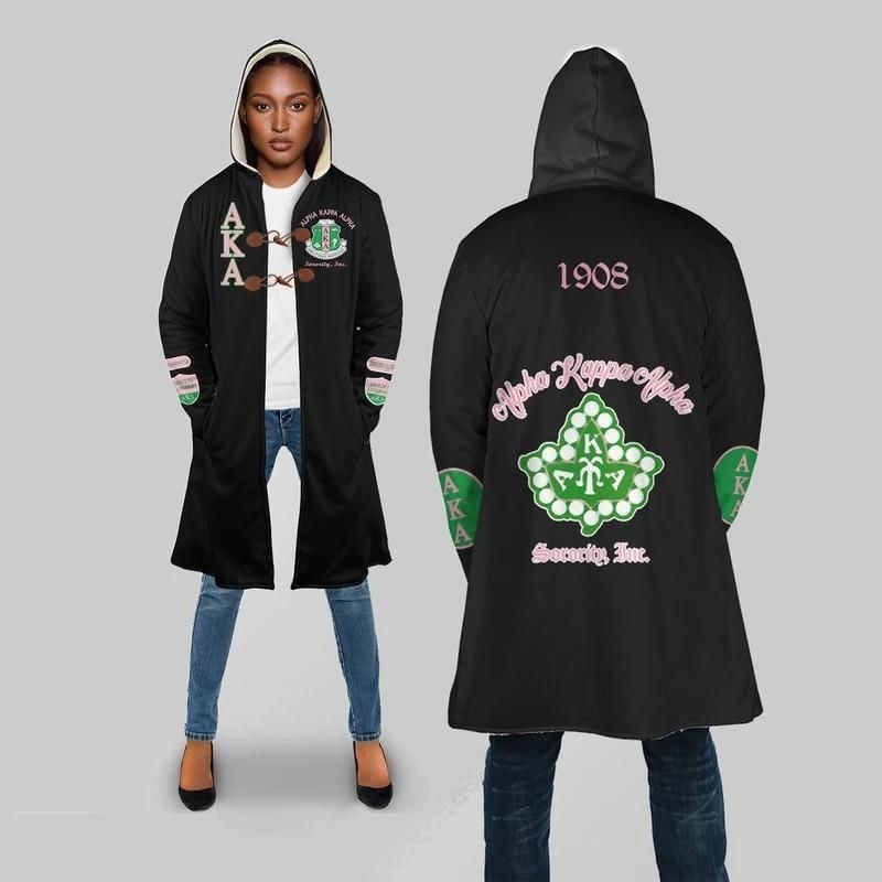 Sorority Hooded Coat - Ivy League AKA Hooded Coat