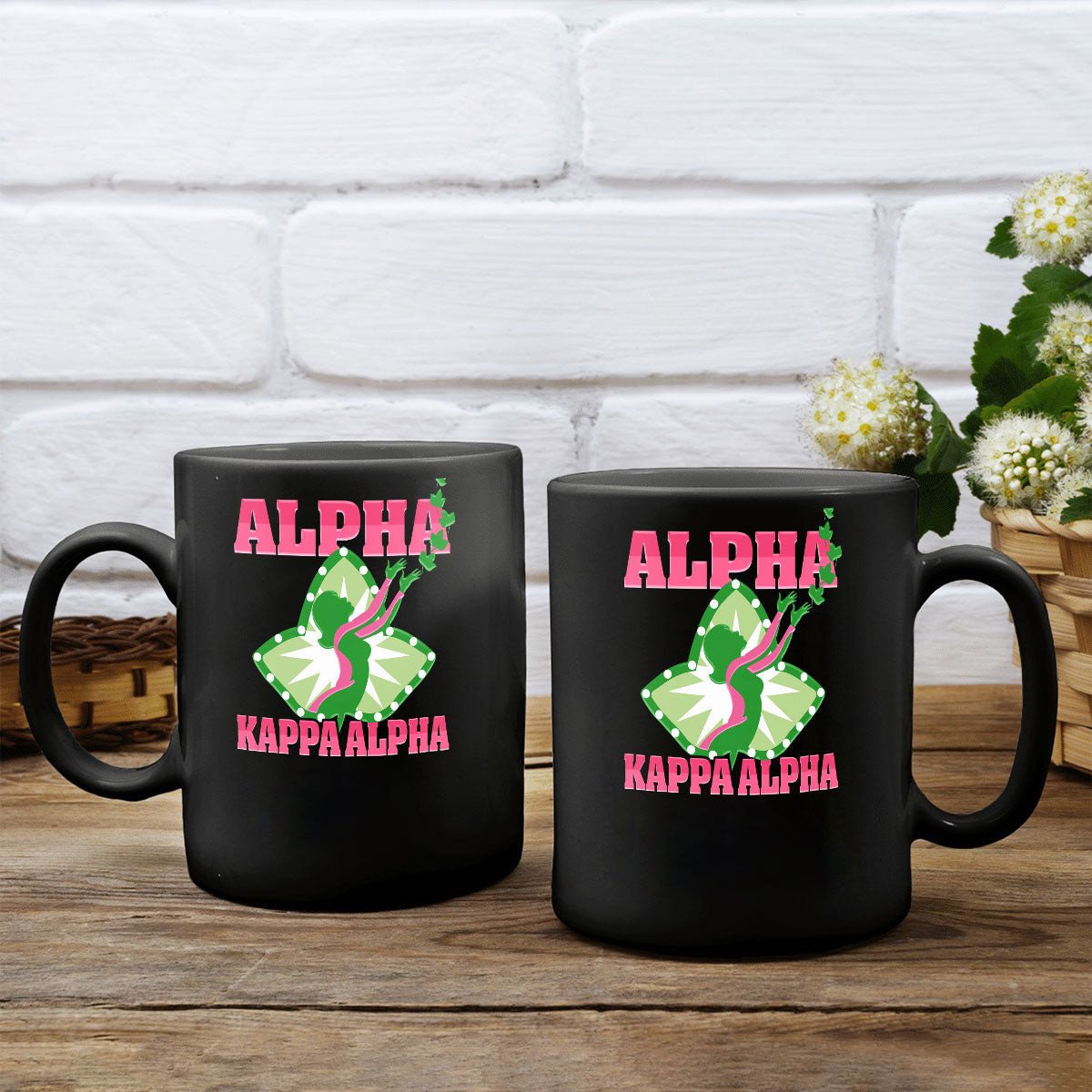 Sorority Drinkware - AKA Girl Ivy Mug