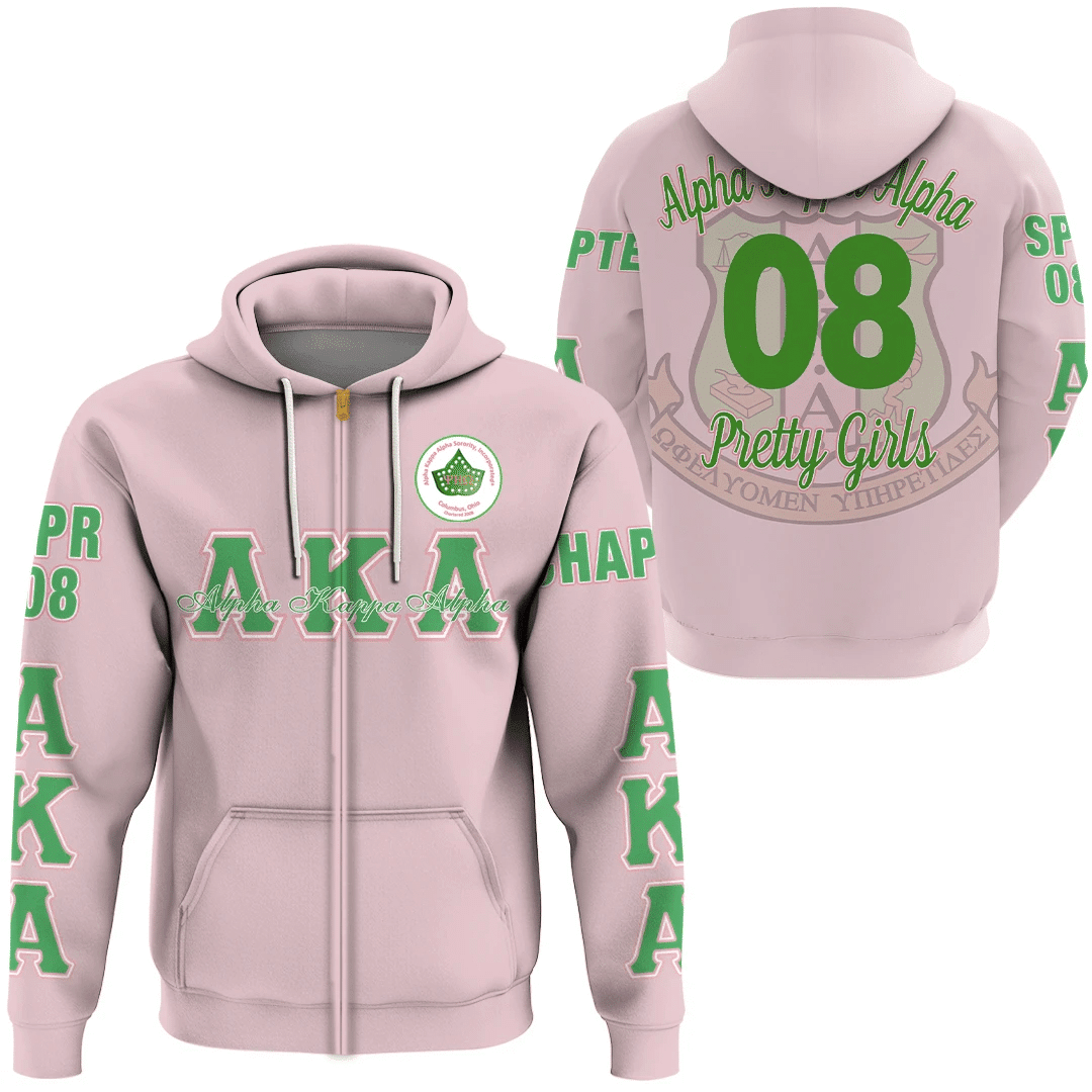 Sorority Hoodie - AKA Psi Eta Omega Zip Hoodie