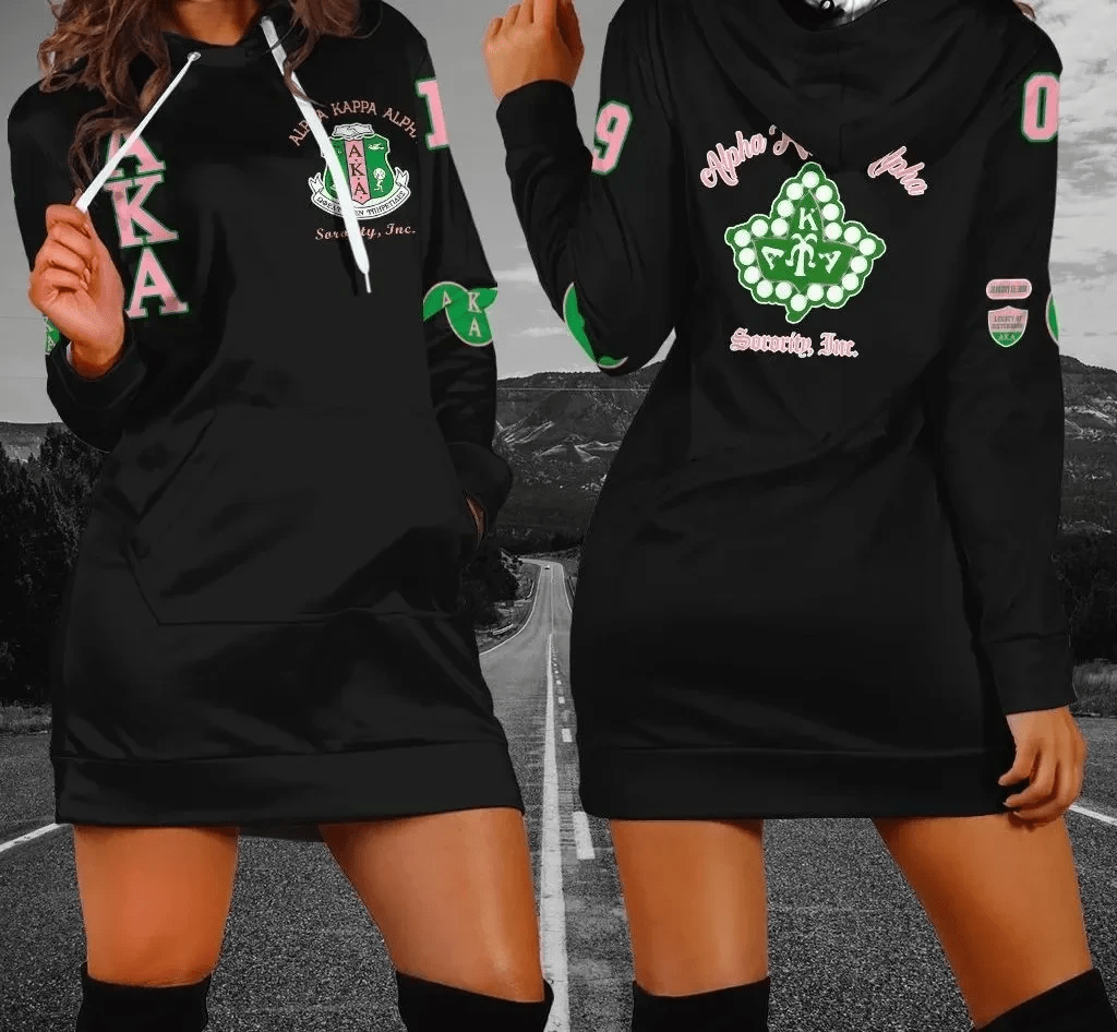 Sorority Hoodie - Ivy League AKA Ver2 Hoodie Dress