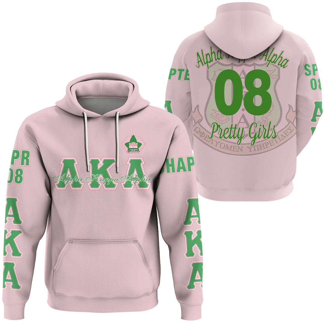 Sorority Hoodie - AKA HBCU For Life Exemplifying Excellence Hoodie