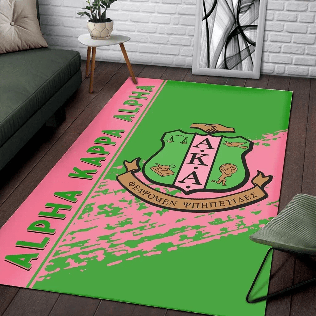 Sorority Rug - AKA Area Rug Quarter Style