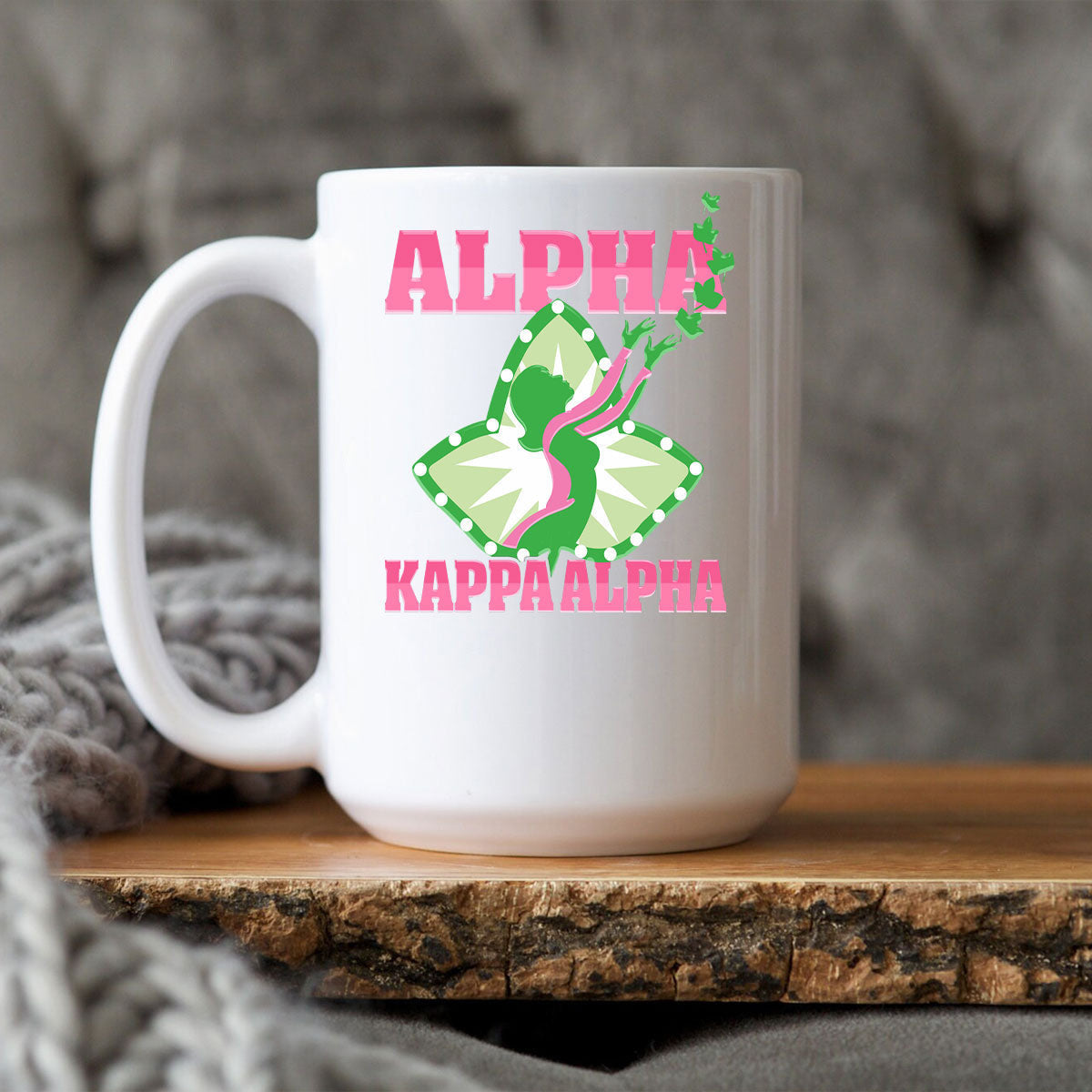 Sorority Drinkware - AKA Girl Ivy Mug
