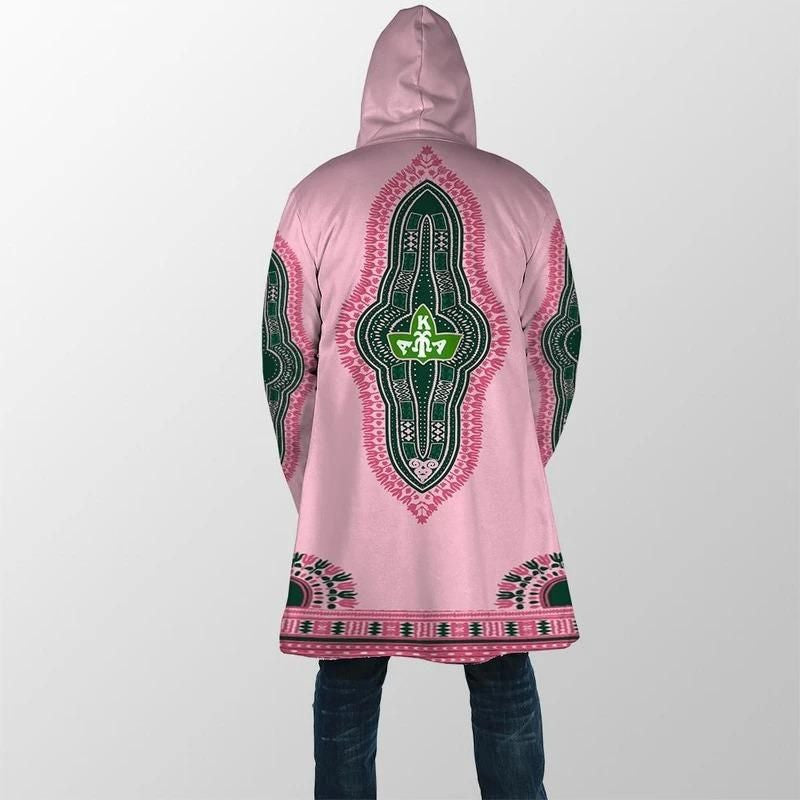 Sorority Hooded Coat - Dashiki AKA Hooded Coat
