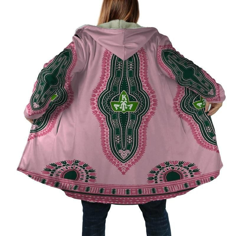 Sorority Hooded Coat - Dashiki AKA Hooded Coat