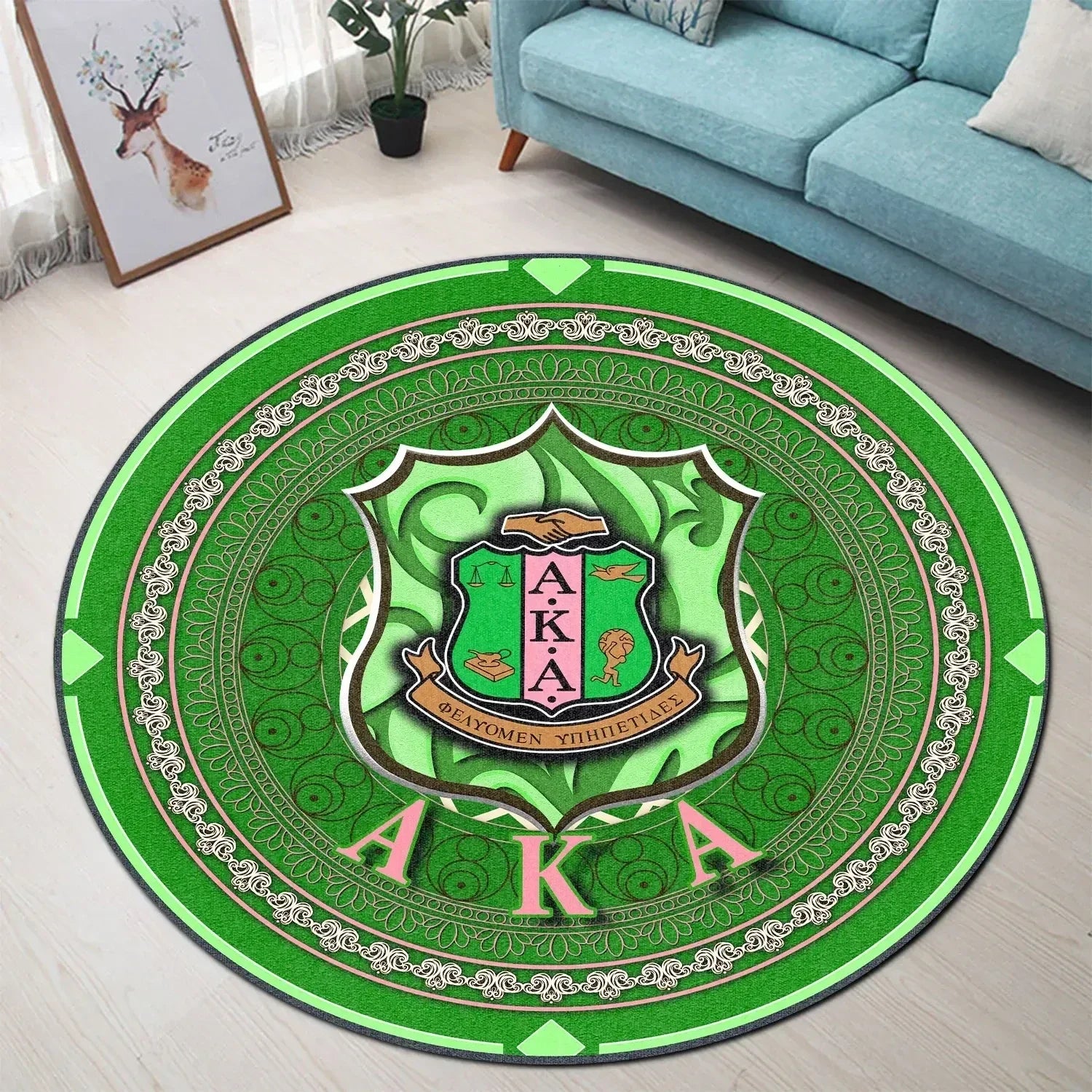 Sorority Carpet - AKA Sorority 1908 Round Carpet
