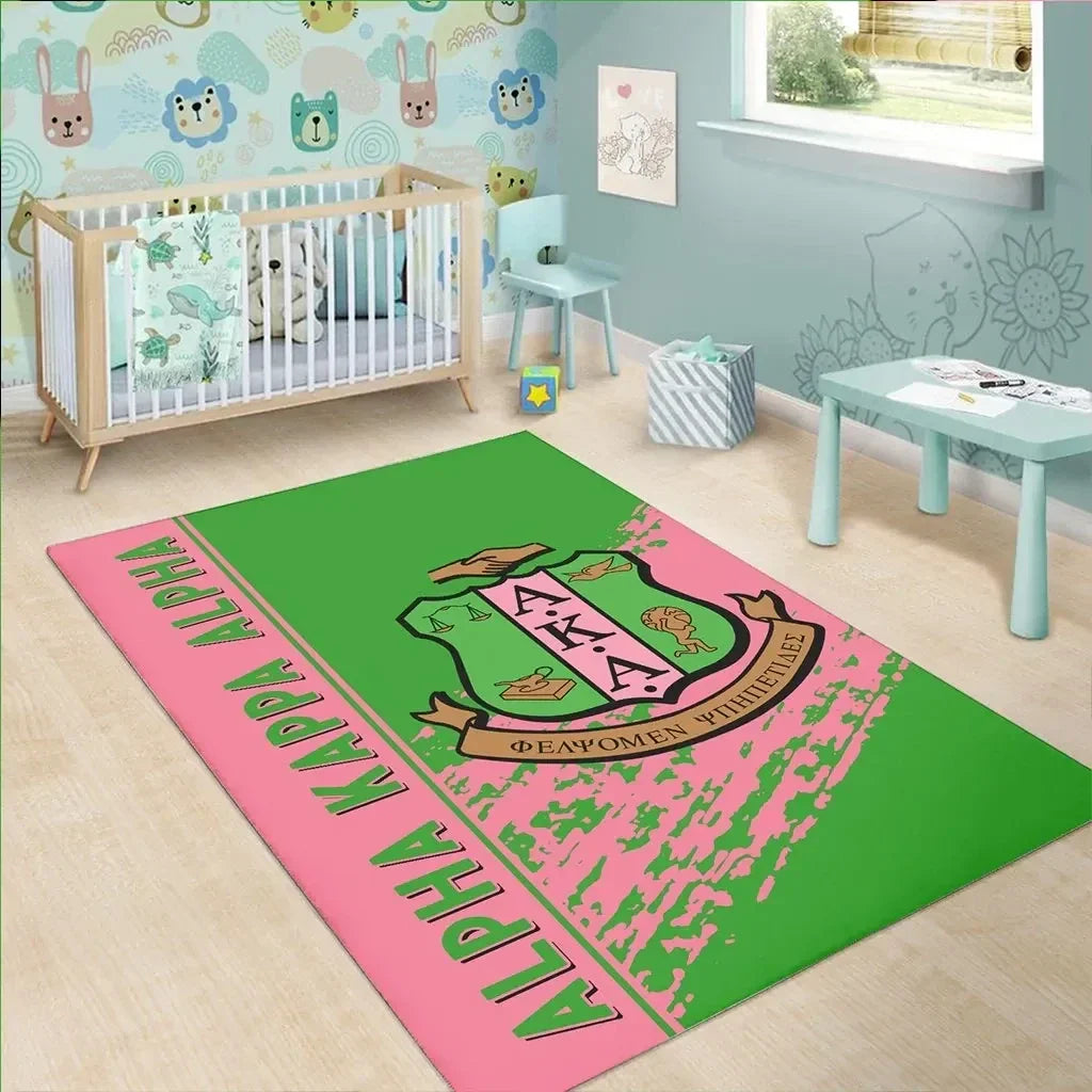 Sorority Rug - AKA Area Rug Quarter Style