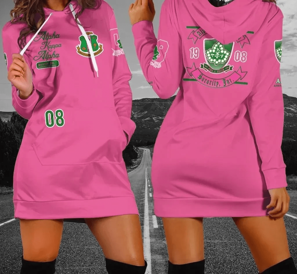 Sorority Hoodie - AKA Hoodie Dress Ver01