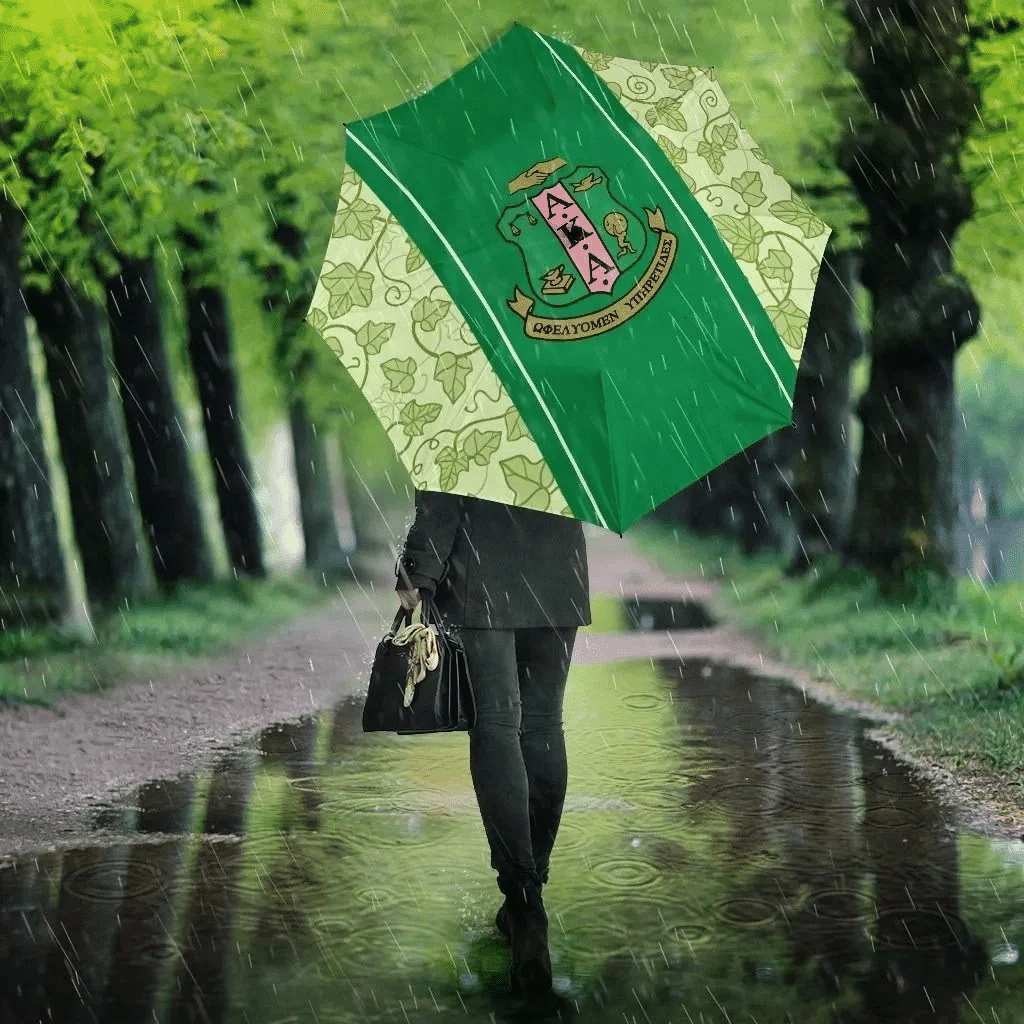Sorority Umbrellas - Ivy League Crest AKA Umbrella