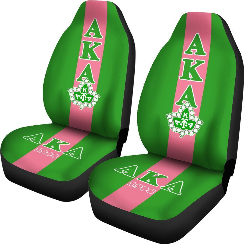 Sorority Car Seat Covers - AKA Straight Car Seat Covers