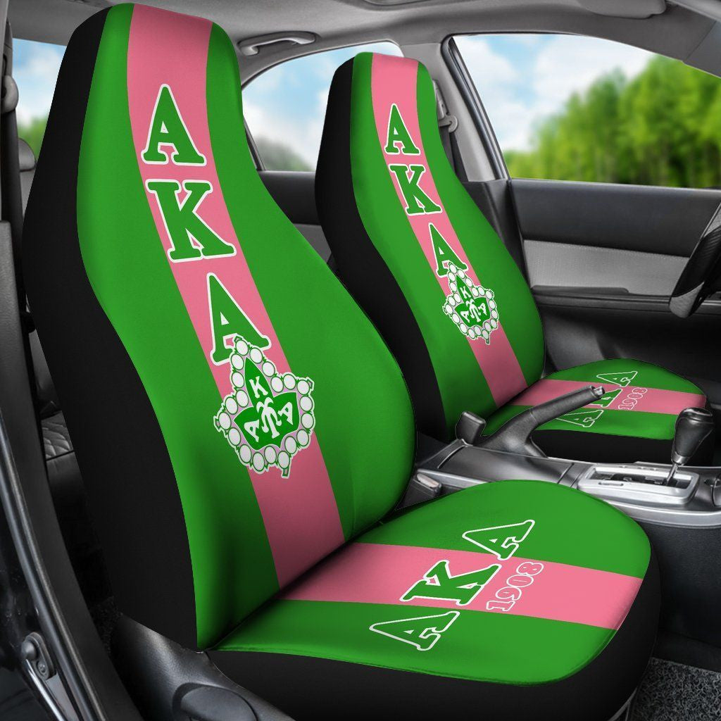Sorority Car Seat Covers - AKA Straight Car Seat Covers