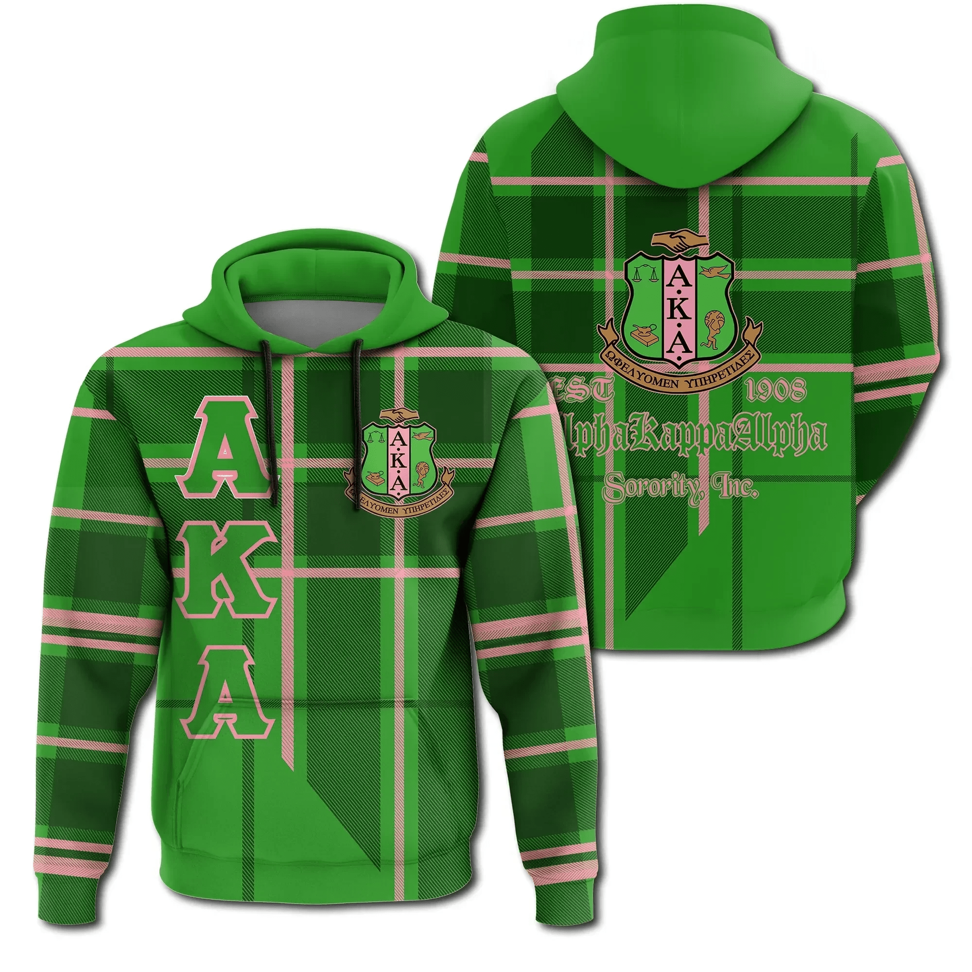Sorority Hoodie - AKA Burberr Style Hoodie