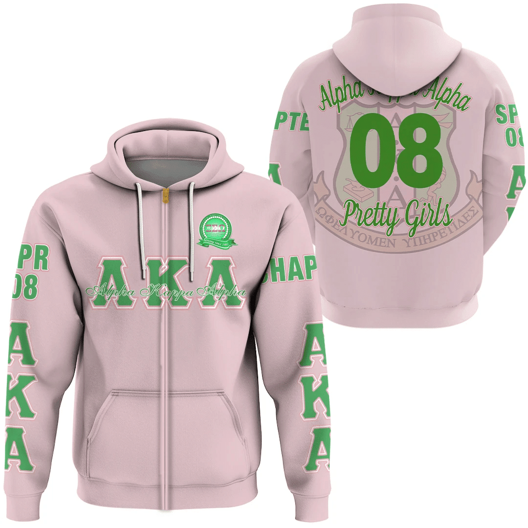 Sorority Hoodie - AKA Xi Sigma Omega Zip Hoodie