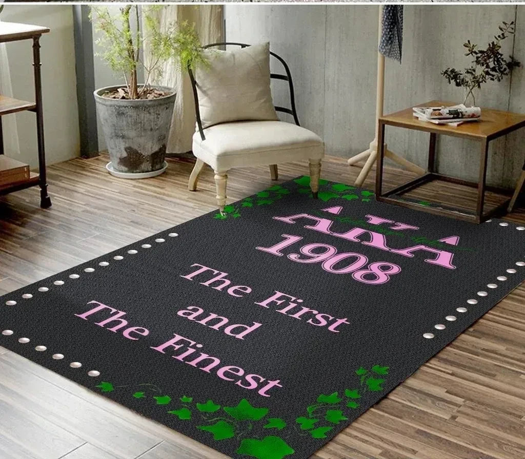 Sorority Rug - AKA First Fitnest Area Rug