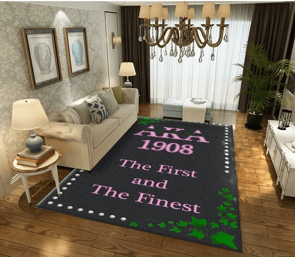 Sorority Rug - AKA First Fitnest Area Rug