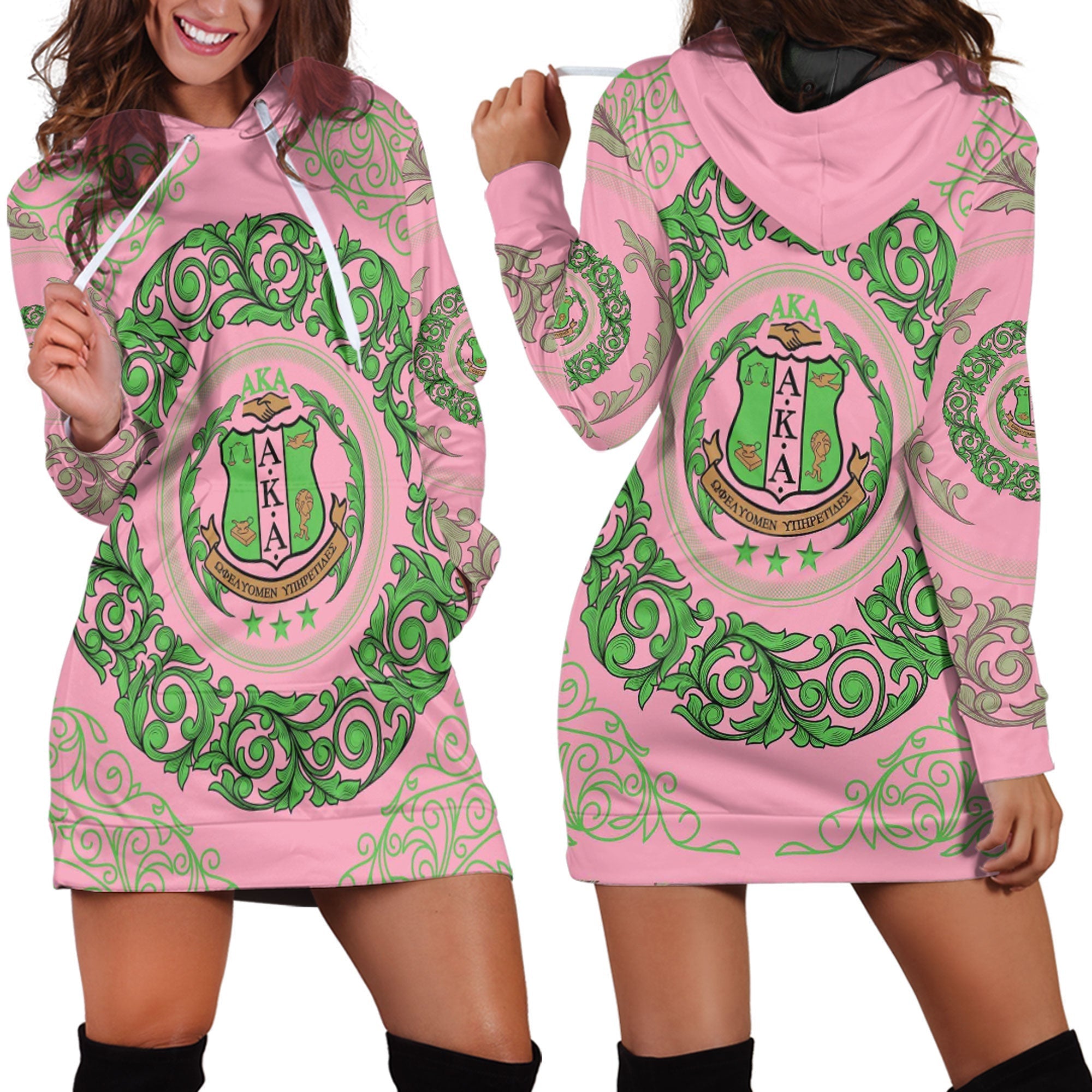 Sorority Hoodie - AKA Sorority Hoodie Dress