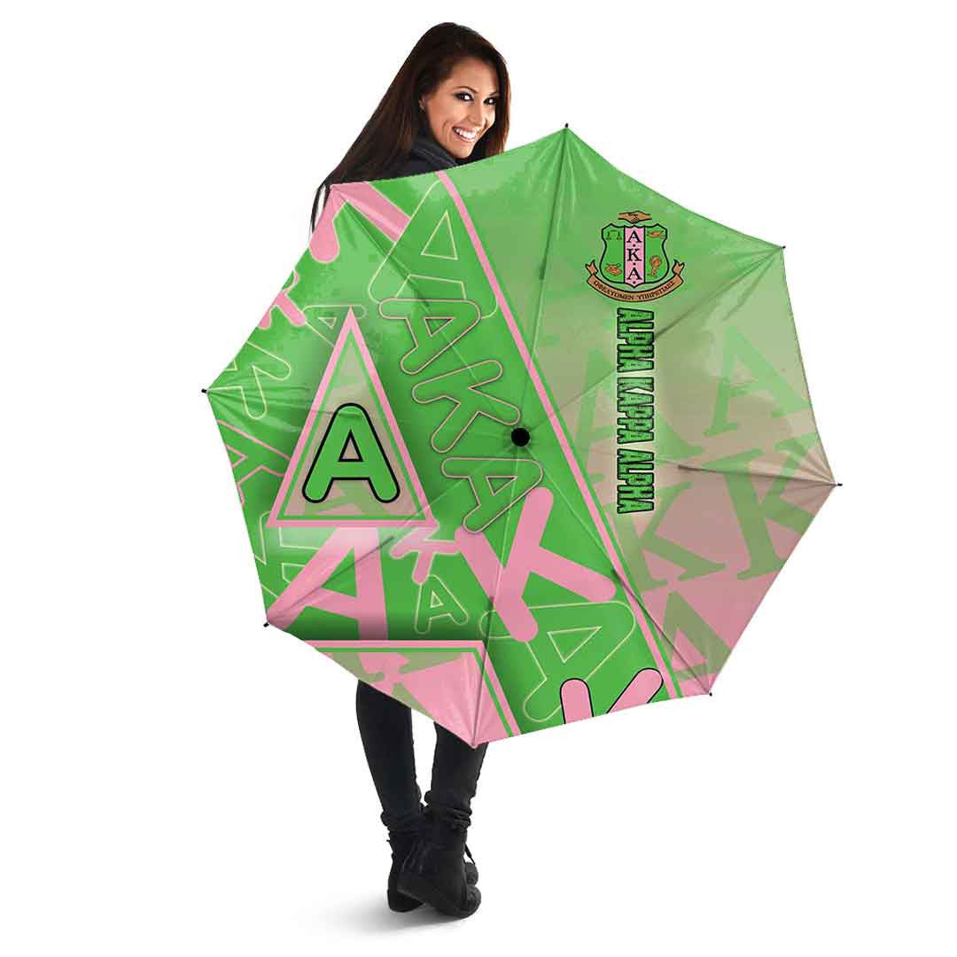 Sorority Umbrellas - AKA Letters Pattern Umbrellas