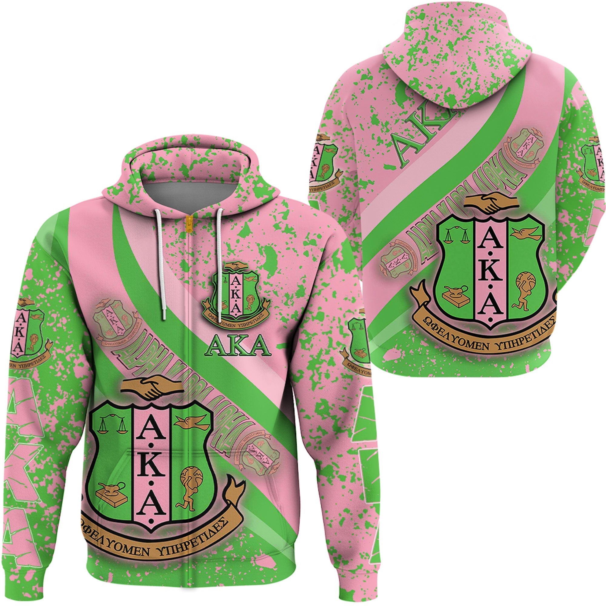 Sorority Hoodie - AKA Special Zip Hoodie