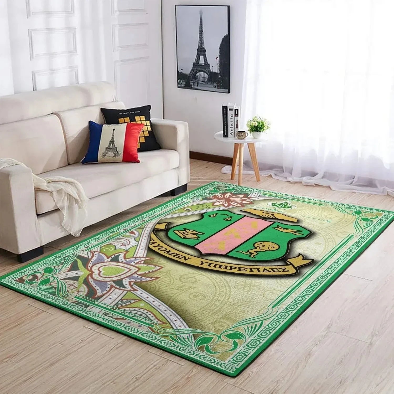 Sorority Rug - Floral AKA Area Rug
