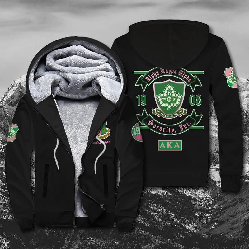 Sorority Hoodie - AKA Sherpa Hoodie - Brian Style