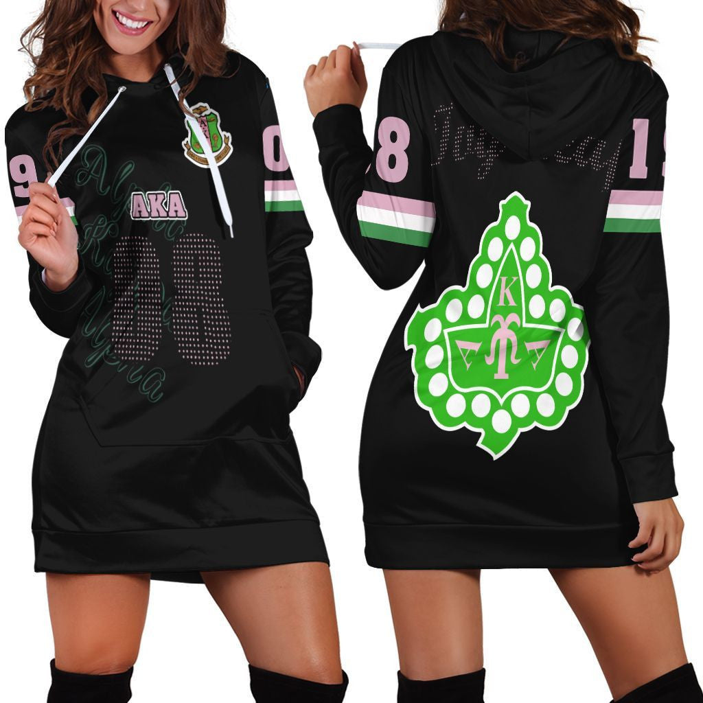 Sorority Hoodie - Nineteen08 AKA Hoodie Dress