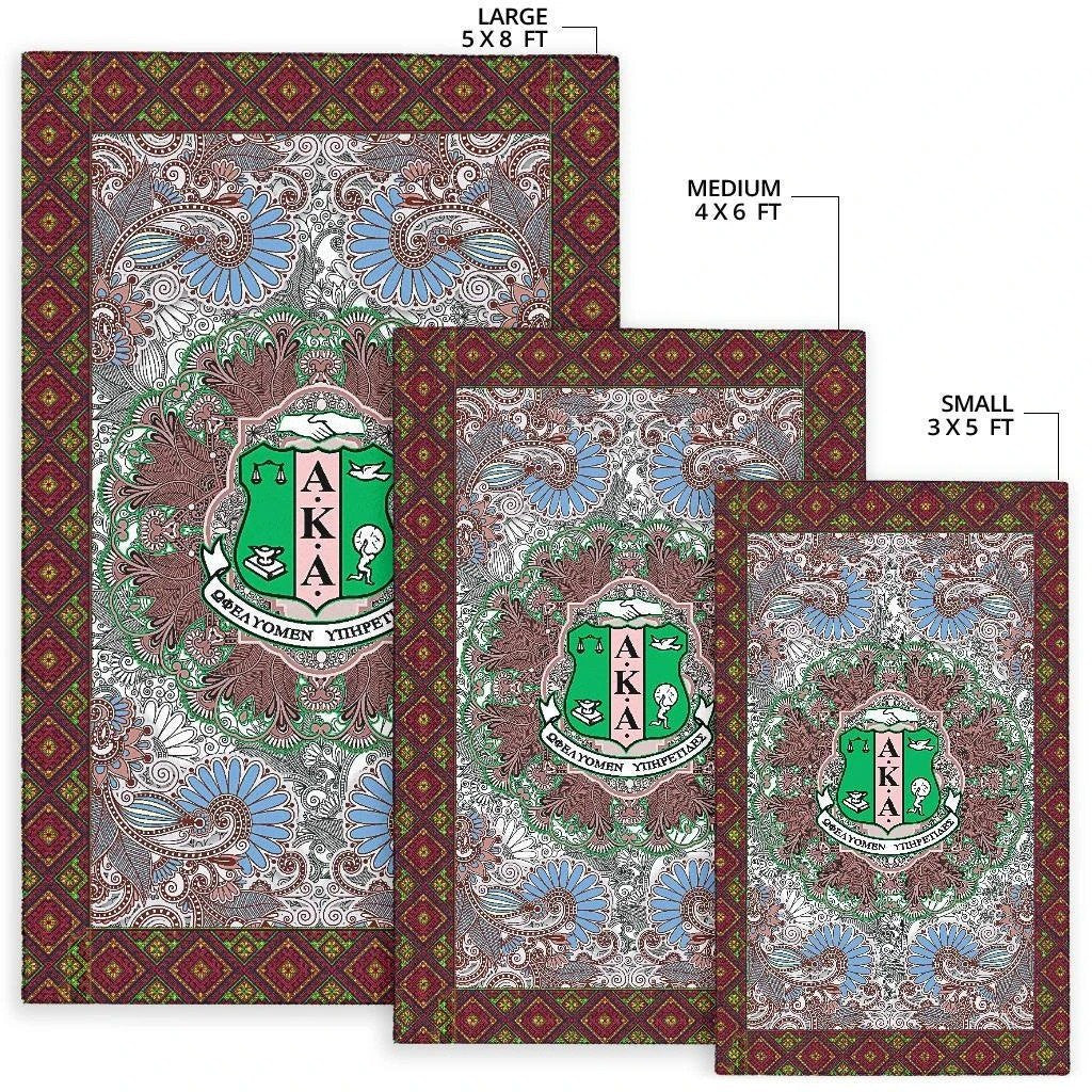 Sorority Rug - Vignette Art AKA Area Rug