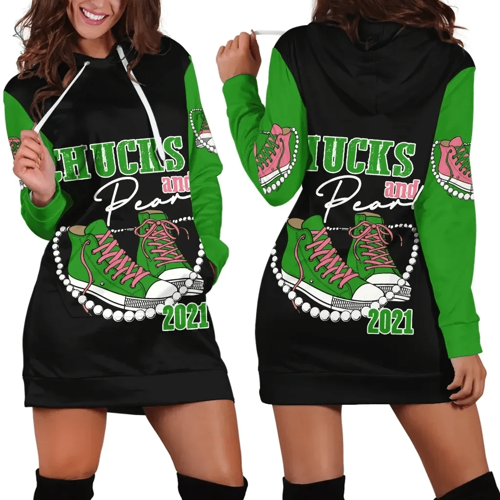 Sorority Hoodie - AKA K.H Pearls 2021 Hoodie Dress
