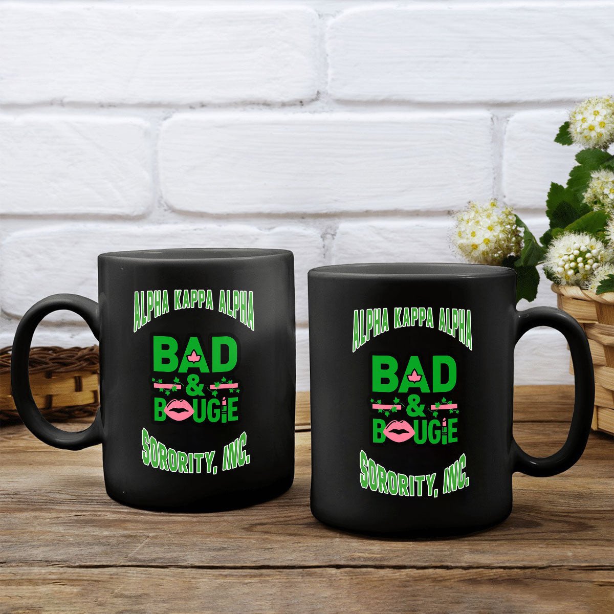 Sorority Drinkware - AKA Bad & Bougie Mug