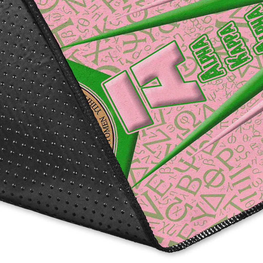 Sorority Rug - AKA Sporty Style Area Rug