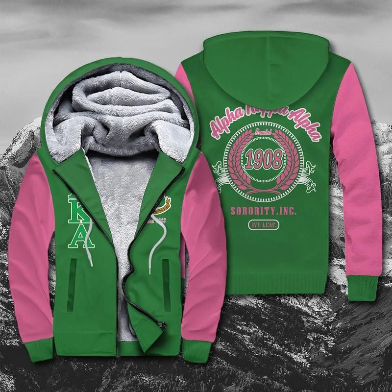 Sorority Hoodie - AKA Sherpa Hoodie John Style