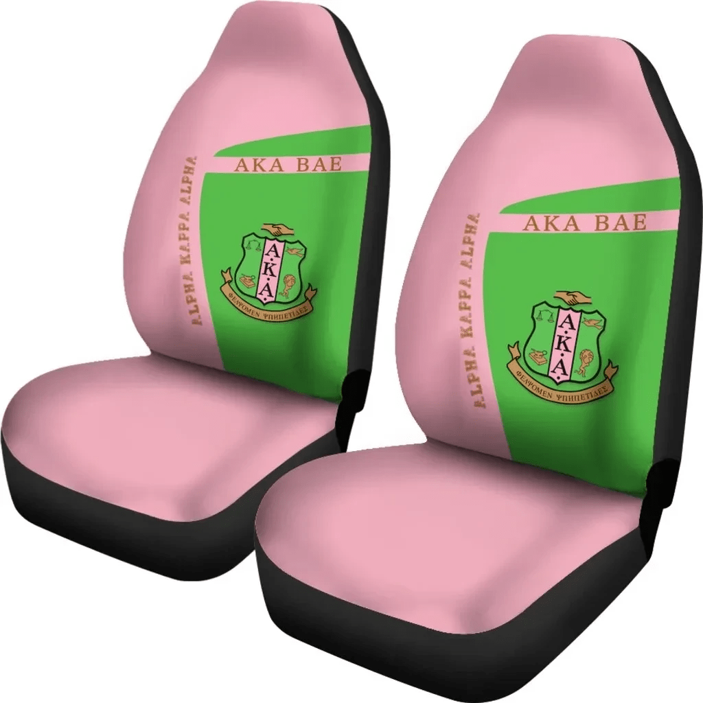 Sorority Car Seat Covers - AKA Car Seat Covers Bae Iconic Style