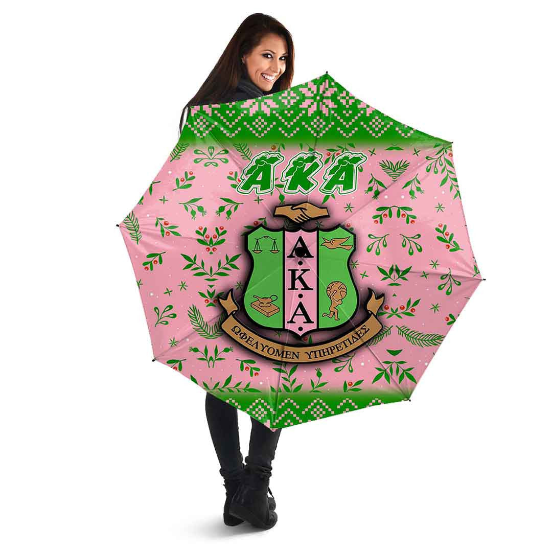 Sorority Umbrellas - AKA Christmas Umbrellas