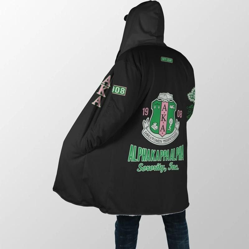 Sorority Hooded Coat - Ivy League AKA Sorority Hooded Coat